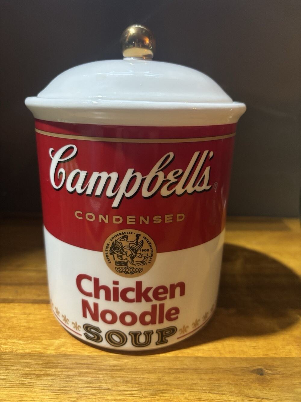 Campbell’s Chicken Noodle Soup Ceramic Canister